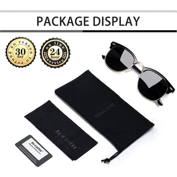 Semi Rimless Sunglasses Half Frame Sun Glasses Brownline Shades Women Men UV400 main image 4
